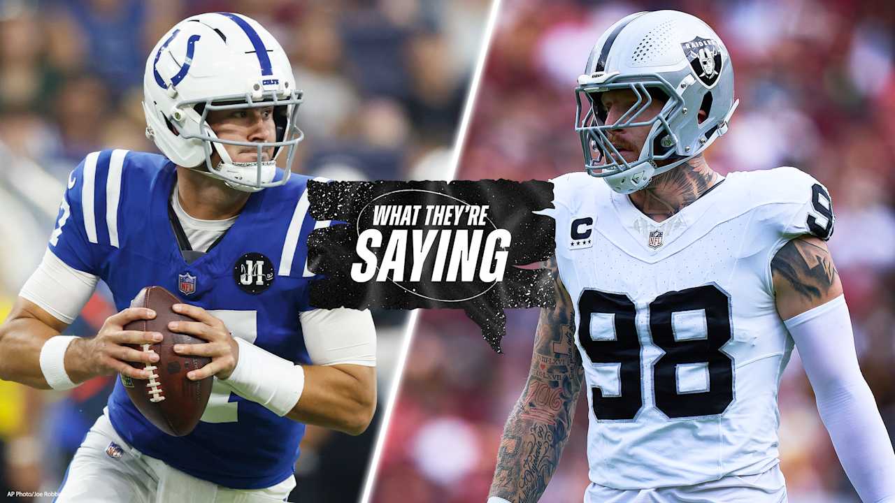 Maxx Crosby is a 'force on the field' and the Colts know it