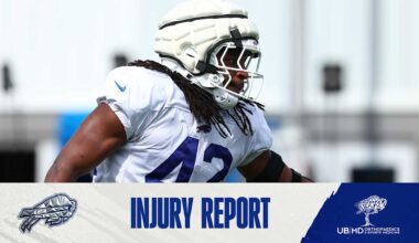 Buffalo Bills injury report vs. Patriots