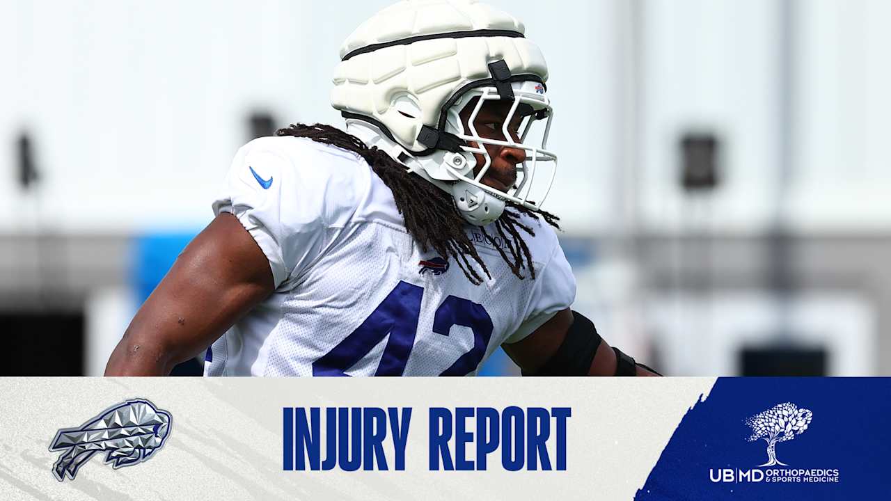 Buffalo Bills injury report vs. Patriots