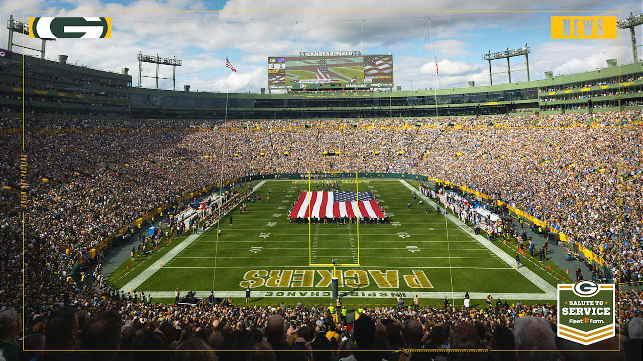 Packers, Fleet Farm to honor veterans and military members for ‘Salute to Service’ month throughout November