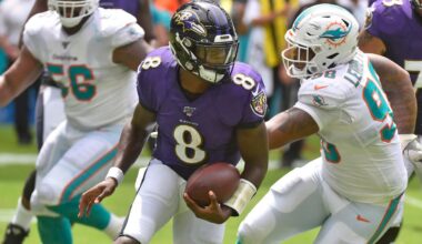 Lamar Jackson could break this unusual NFL record vs. Dolphins on 'TNF'