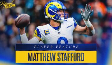 Quarterback Matthew Stafford ties career high, sets new Rams best with five passing touchdowns against Jaguars