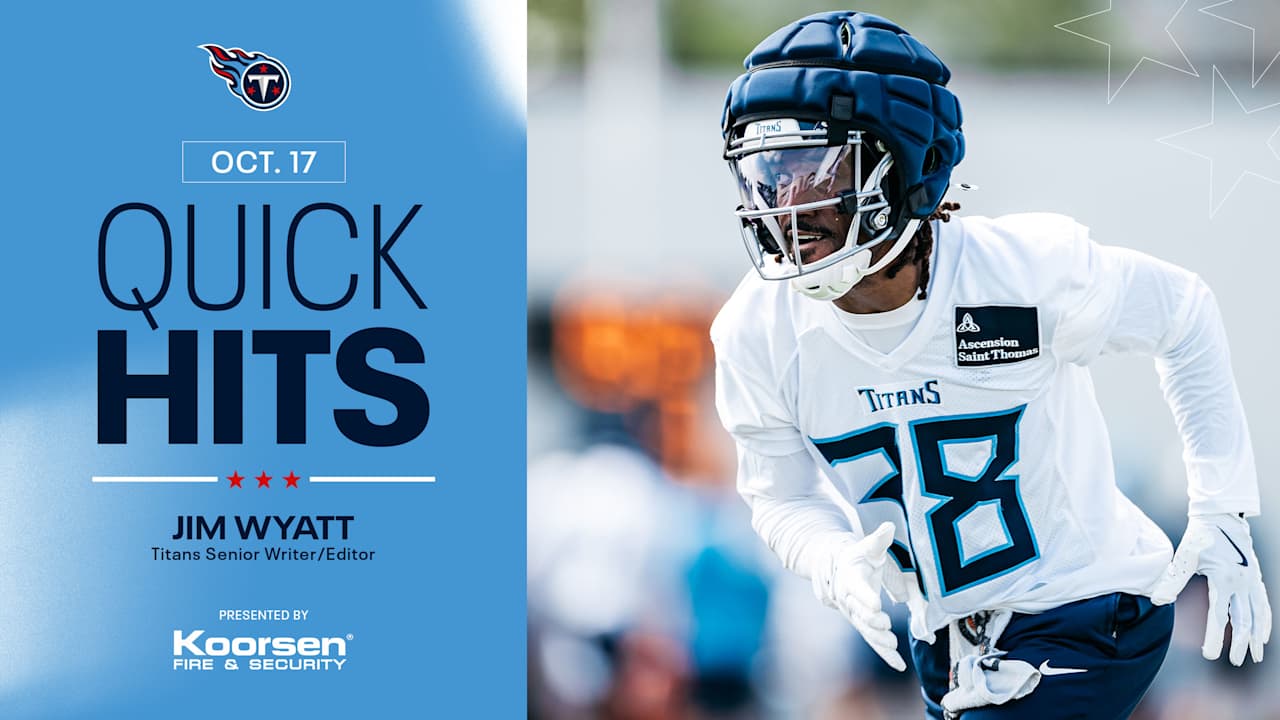 Quick Hits After Friday's Titans Practice 