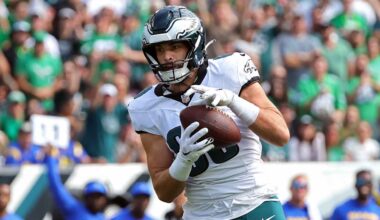 Dallas Goedert’s focus is on winning games and staying healthy