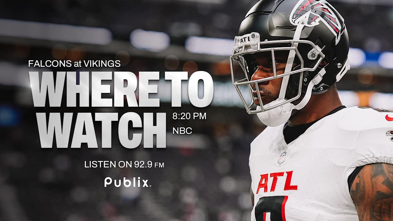 Where to watch Falcons at Vikings