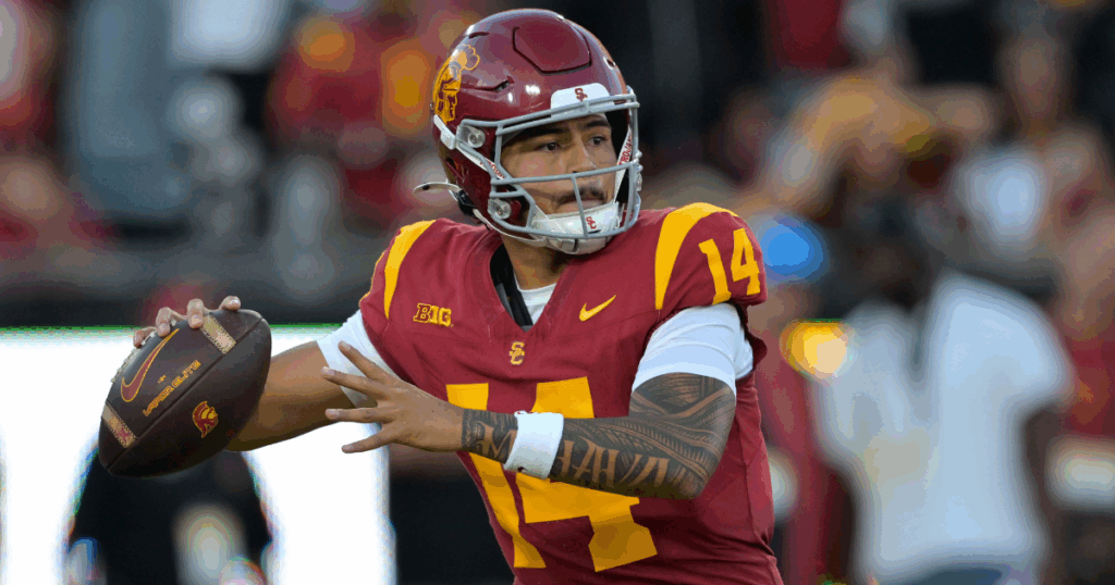 USC quarterback Jayden Maiava