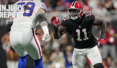 Jalon Walker, Billy Bowman Jr. ruled out for Sunday Night Football vs. San Francisco 49ers