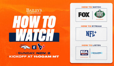 How to Watch: Broncos at Texans