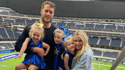 Rams' QB Matthew Stafford's wife Kelly gives fans a sneak peek at her daughters' latest colorful fashion surprise that has everyone talking