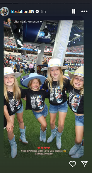 Matthew Stafford's daughters