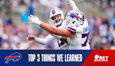 Top 3 things we learned from Bills vs. Panthers 
