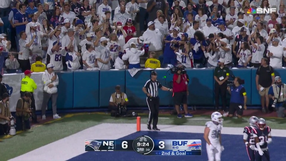 Headline: Buffalo Bills fan has bizarre reaction to catching stray ball from Josh Allen - 'maybe he doesn't want to be on TV',