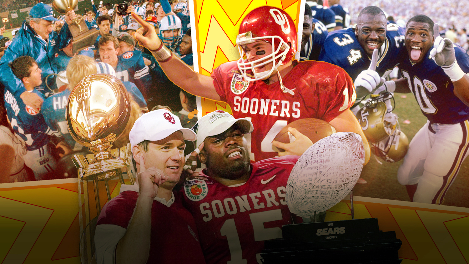 College football's most unlikely title winners of the last 75 years