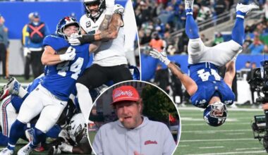 Dave Portnoy rips 'morons' in NFL who passed on Giants' Cam Skattebo