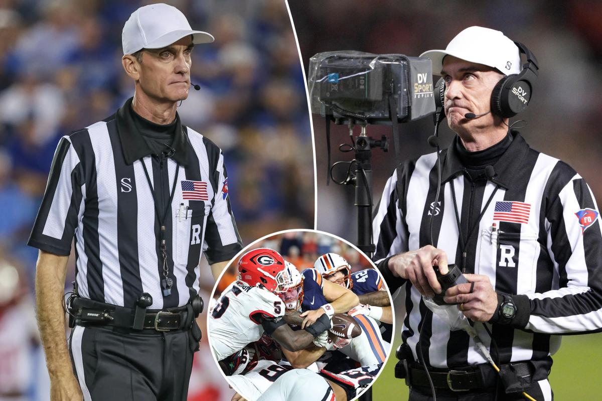 SEC ref Ken Williamson 'permanently suspended' after momentum-turning call during Auburn-Georgia game