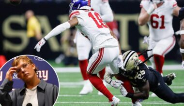 Giants receivers let Jaxson Dart down with dreadful showing