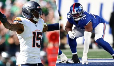 Giants' Andrew Thomas wins testy battle against Nik Bonitto