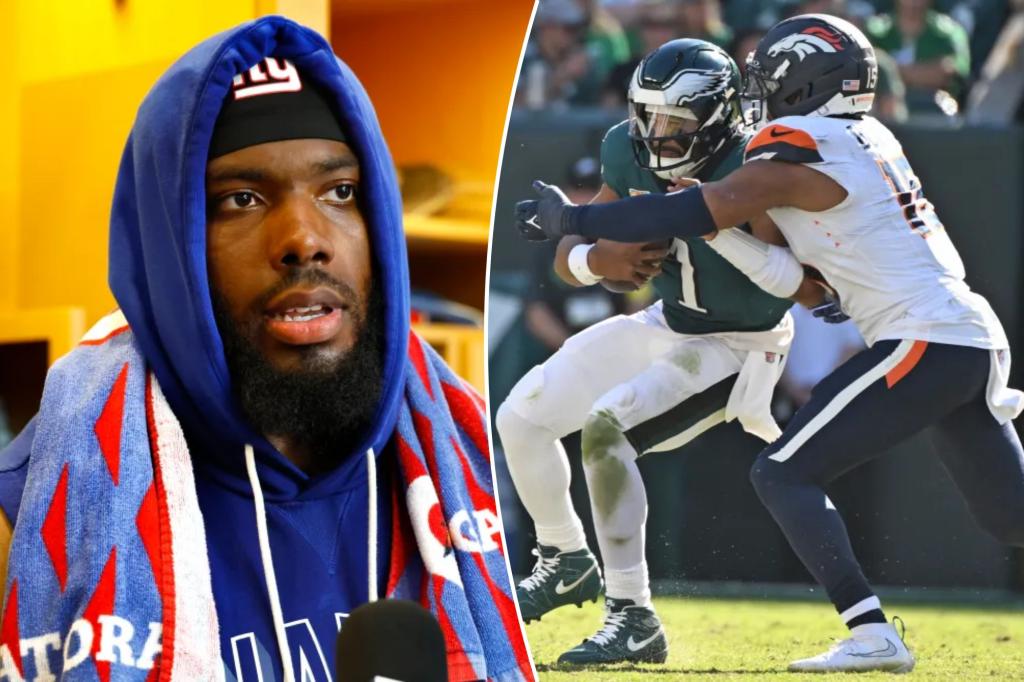 Giants' Andrew Thomas set for big challenge against NFL's sack leader