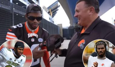 Shedeur Sanders' brother pranks fans by dressing up as Browns QB in video