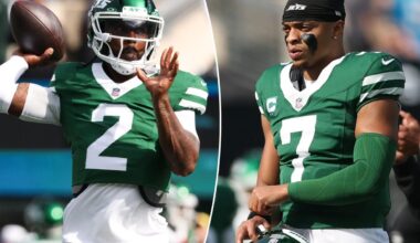 Justin Fields benched for Tyrod Taylor as Jets try to spark offense