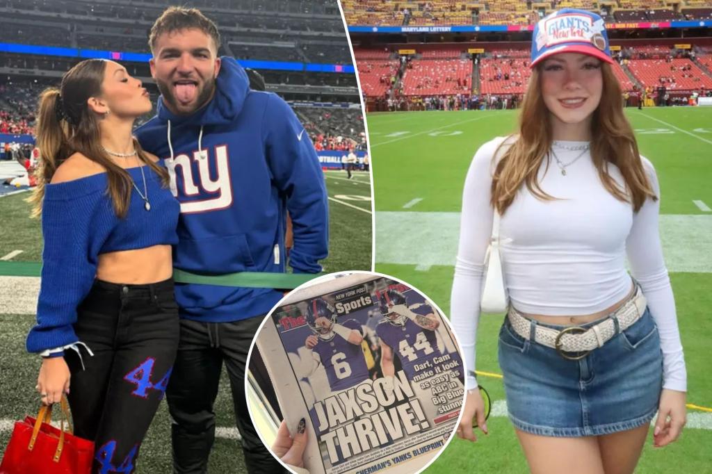 Cam Skattebo's girlfriend gives inside look at first month as NFL WAG