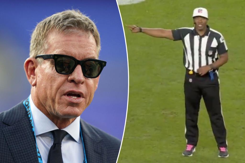Troy Aikman snaps during furious 'MNF' moment