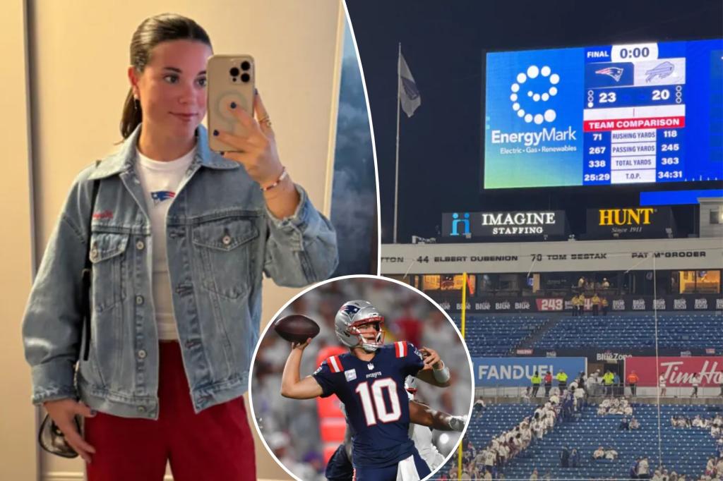 Drake Maye’s wife sends short message after Patriots’ shocking ‘SNF’ win over Bills