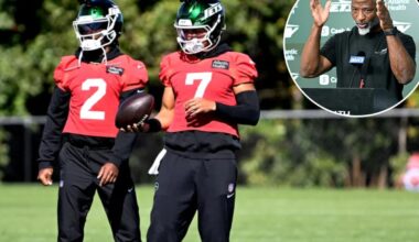 Aaron Glenn keeping Jets’ starting quarterback a secret with game closing in