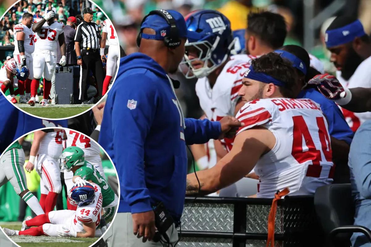 Giants 'devastated' by Cam Skattebo's gruesome season-ending ankle injury