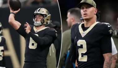 Saints bench Spencer Rattler for 26-year-old rookie Tyler Shough