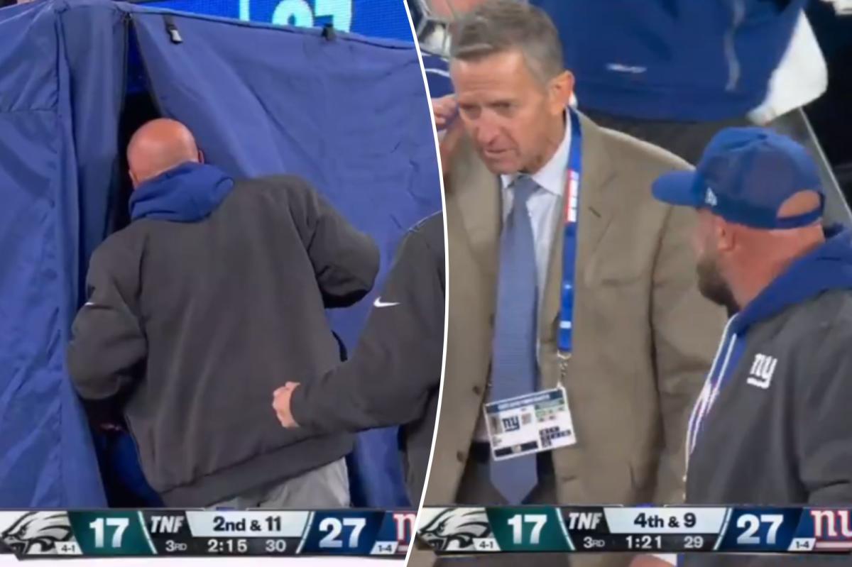 NFL's investigation into Giants' medical tent incident 'ongoing'