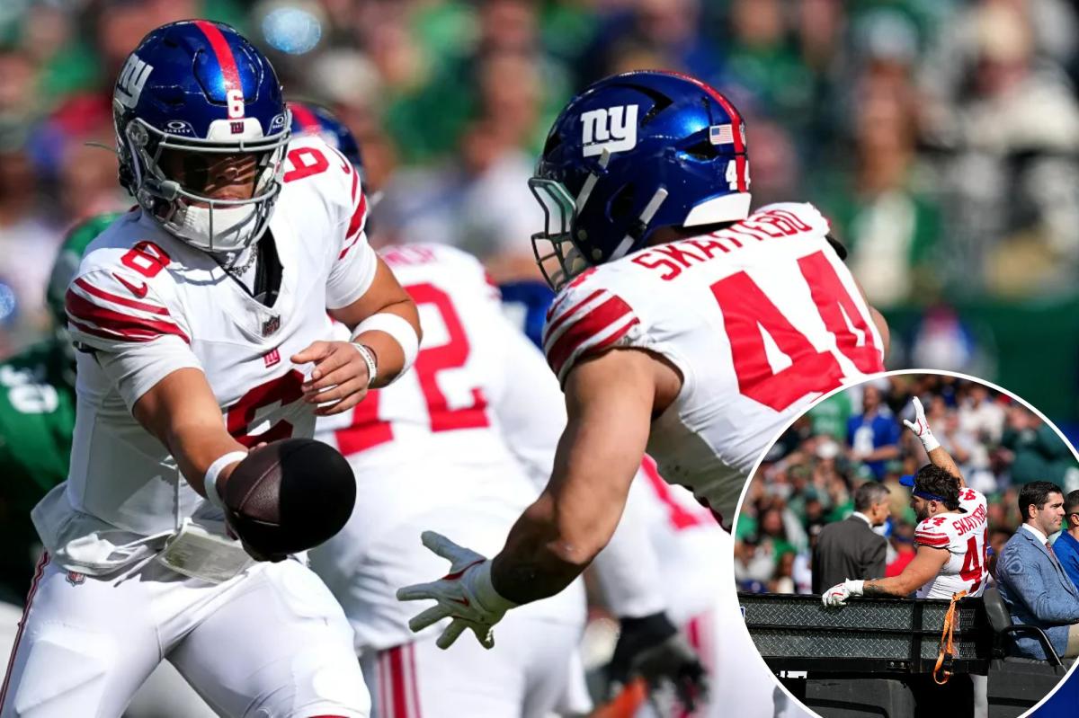 Jaxson Dart posts heartfelt message to Cam Skattebo after injury in Giants loss