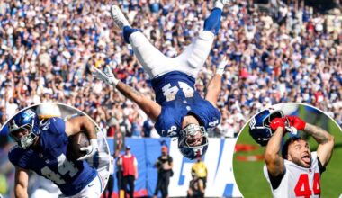 Cam Skattebo's 'built-up anger' behind his punishing on-field mentality