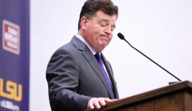 LSU firing embattled athletic director Scott Woodward