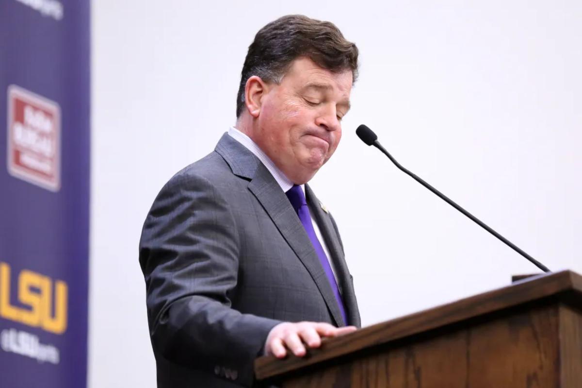 LSU firing embattled athletic director Scott Woodward