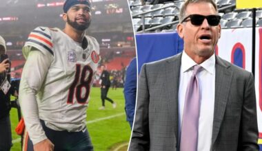 Caleb Williams couldn’t connect with Troy Aikman for routine ‘MNF’ production meeting