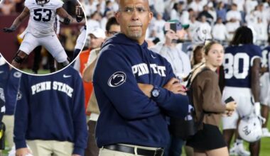Penn State players feel 'sense of guilt' after James Franklin firing