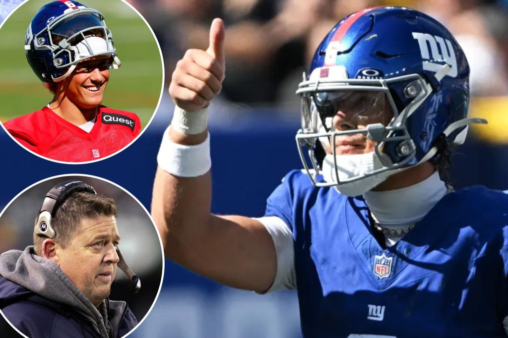 Giants' Jaxson Dart happiness is nothing compared to what's coming