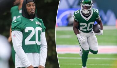 Jets downplay Breece Hall trade rumors after social media post