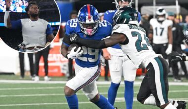 Giants' Tyrone Tracy Jr. looking to get untracked following injury