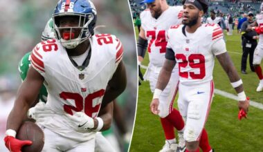 Tyrone Tracy Jr., Devin Singletary ready for extra Giants' load