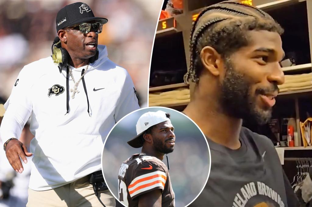 Deion Sanders responds to son Shedeur Sanders' odd Browns interview