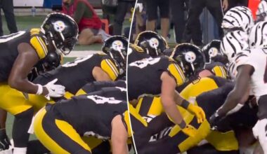 Steelers get called for false start on Tush Push vs. Bengals