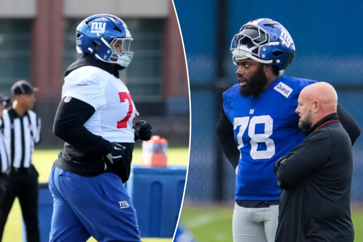 Andrew Thomas, Jermaine Eluemunor giving Giants elite support