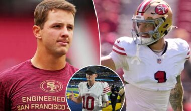 Brock Purdy, Ricky Pearsall out, as 49ers injury nightmare continues