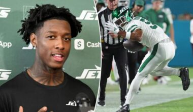 Jets' Sauce Gardner won't let Garrett Wilson take blame for 'crazy' call