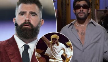 Jason Kelce thrown into Bad Bunny Super Bowl drama after 'fake quotes'