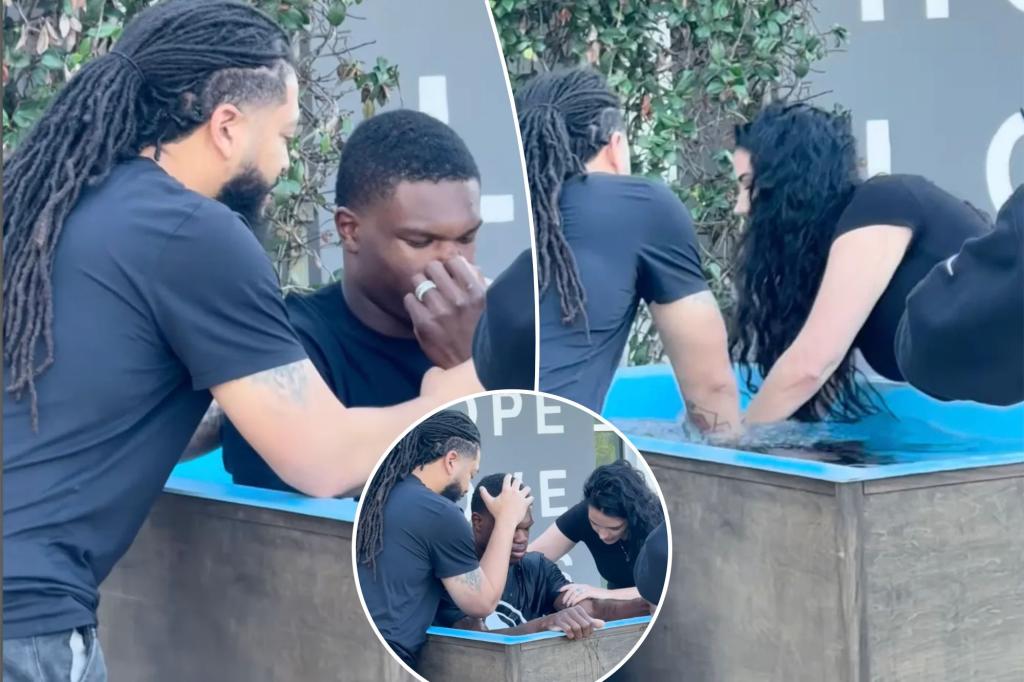 Jaguars star Travis Hunter baptized hours before Seahawks loss