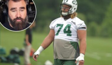 Jason Kelce pays heartfelt tribute to Nick Mangold after Jets legend's death