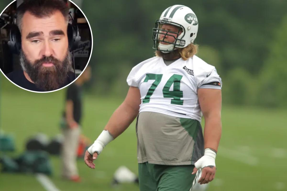 Jason Kelce pays heartfelt tribute to Nick Mangold after Jets legend's death